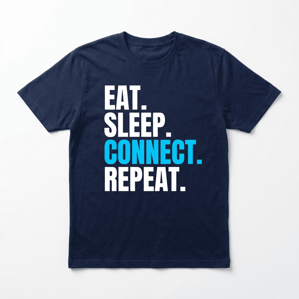 Merch flat-lay · swag kit